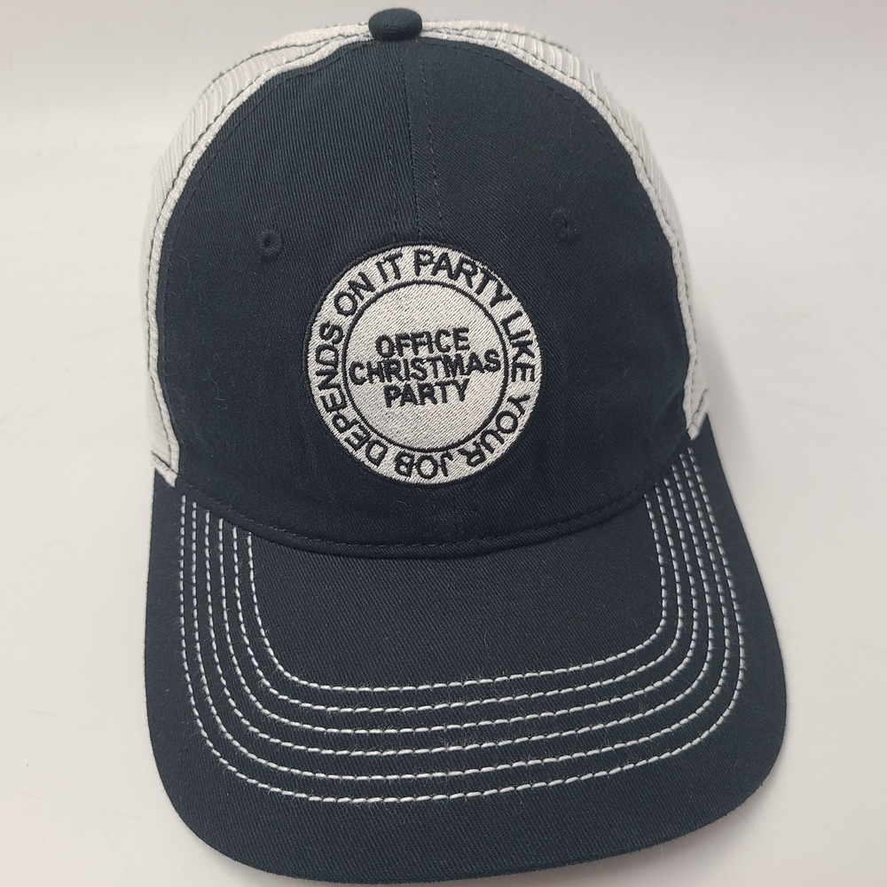 Office Christmas Party Movie Promo Hat Adjustable Mesh Trucker 2016 Comedy Drama